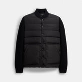 Padded Cardigan Jacket In Recycled Polyester