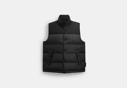 Reversible Colorblock Down Vest