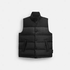 Reversible Colorblock Down Vest