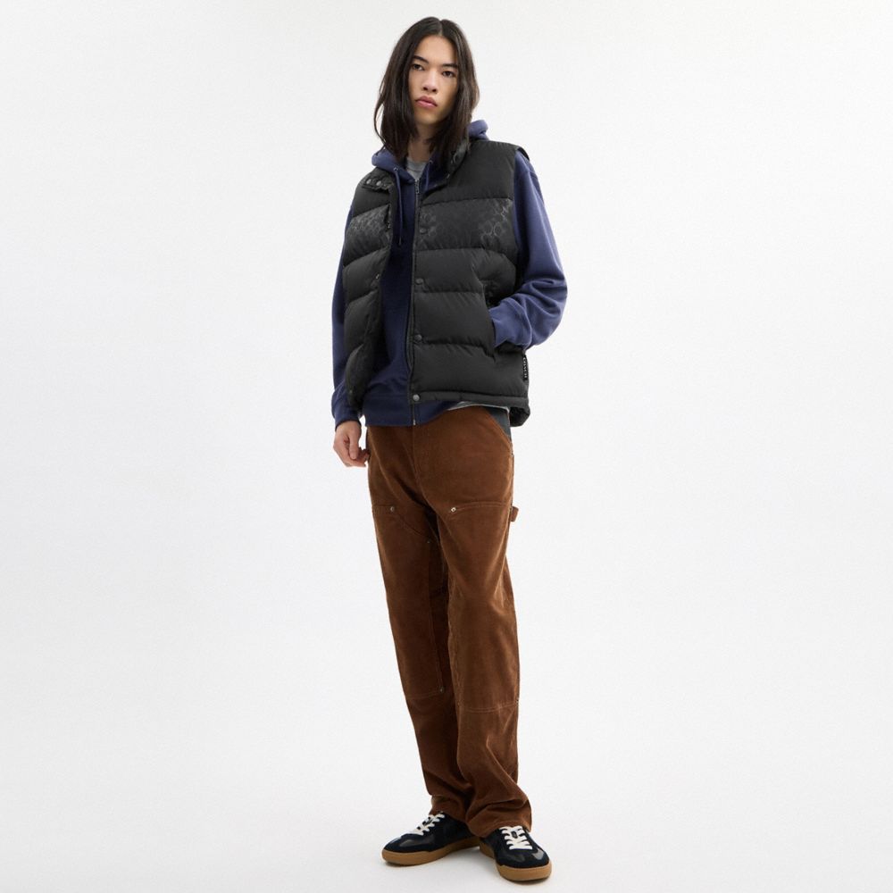 Reversible Colorblock Down Vest