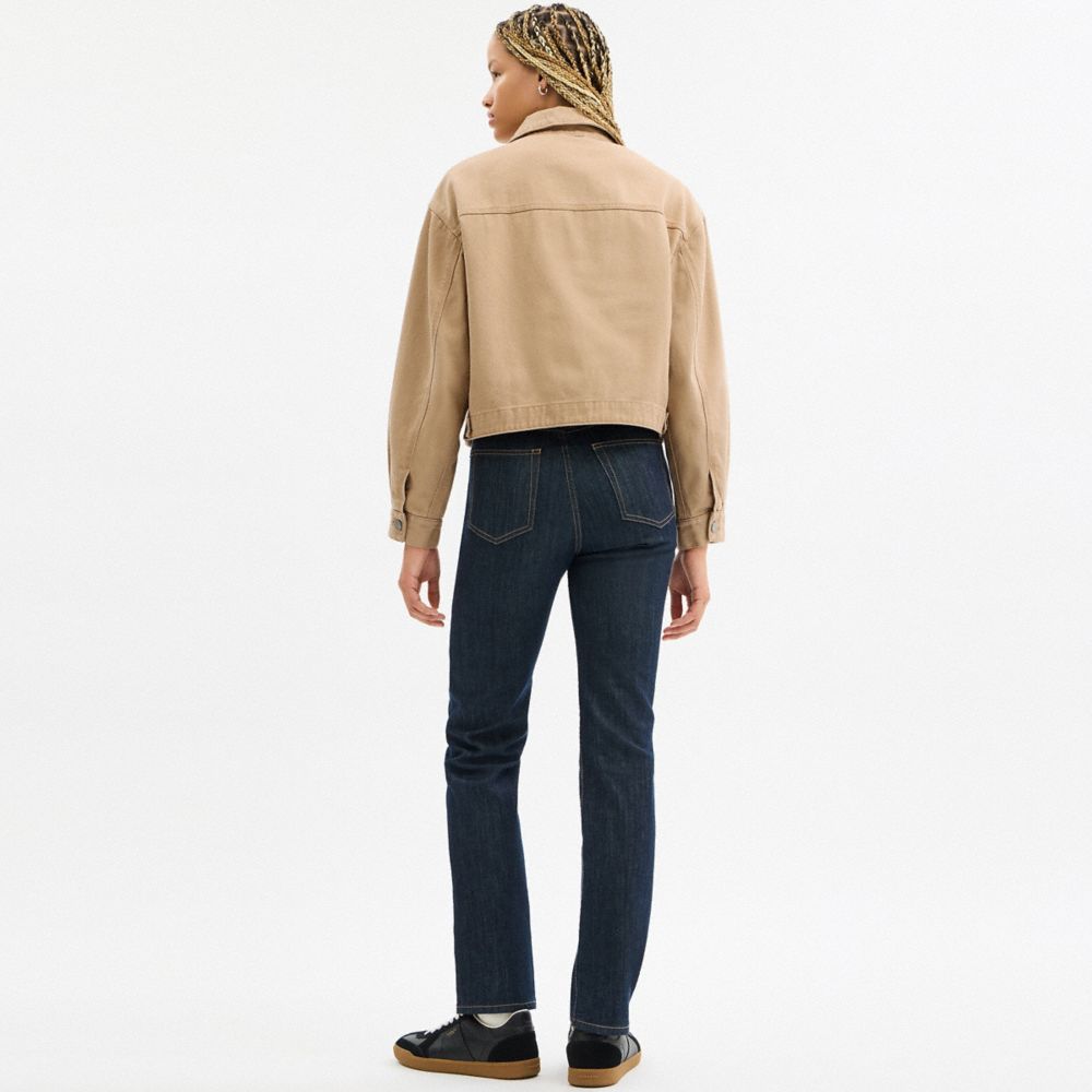 Signature Denim Utility Jacket