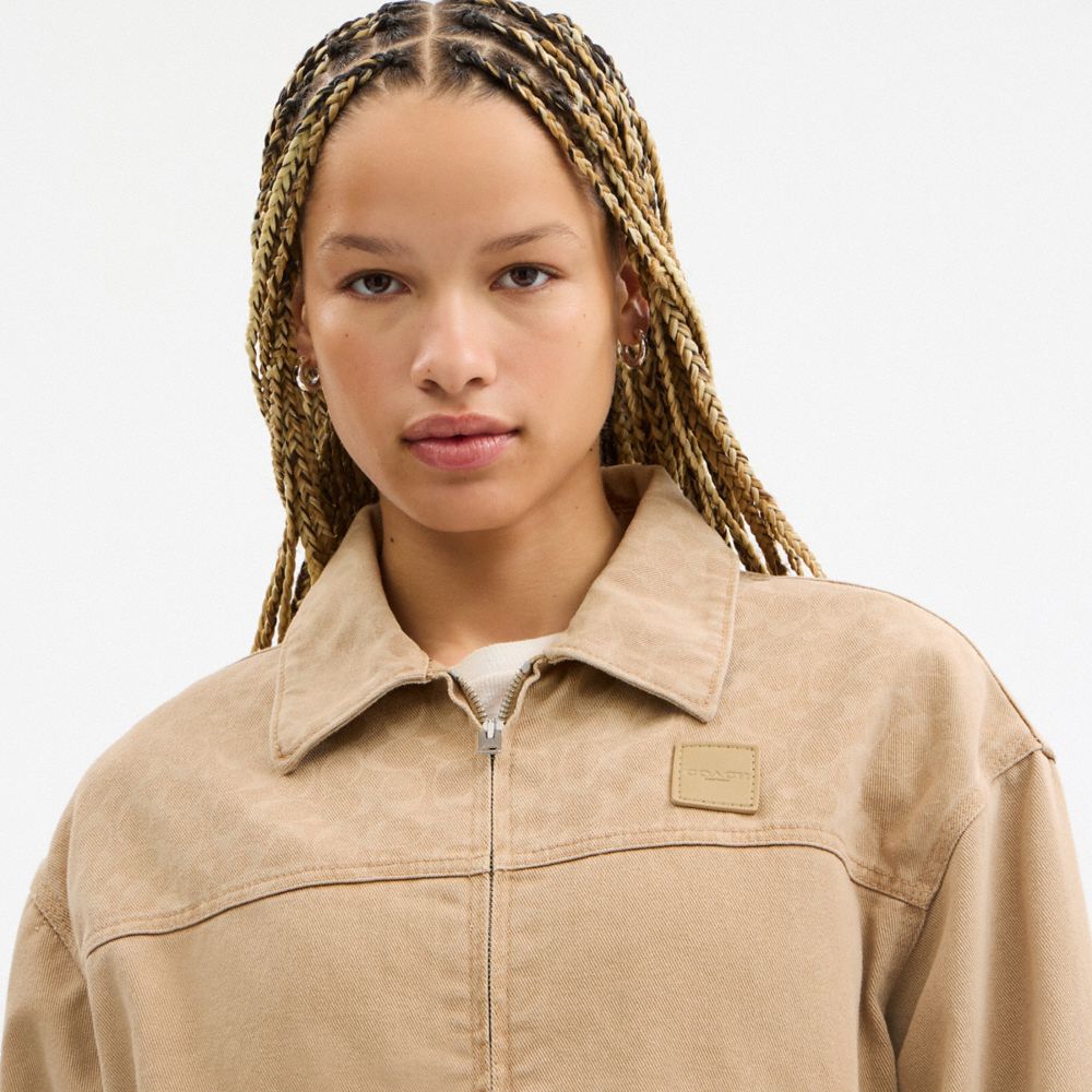 Signature Denim Utility Jacket