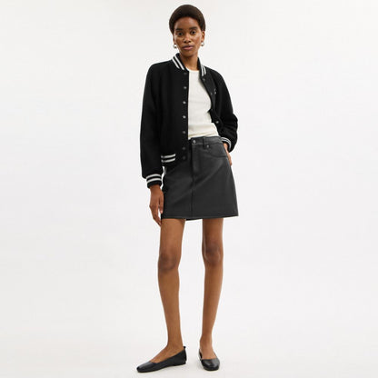 Mini Leather Skirt