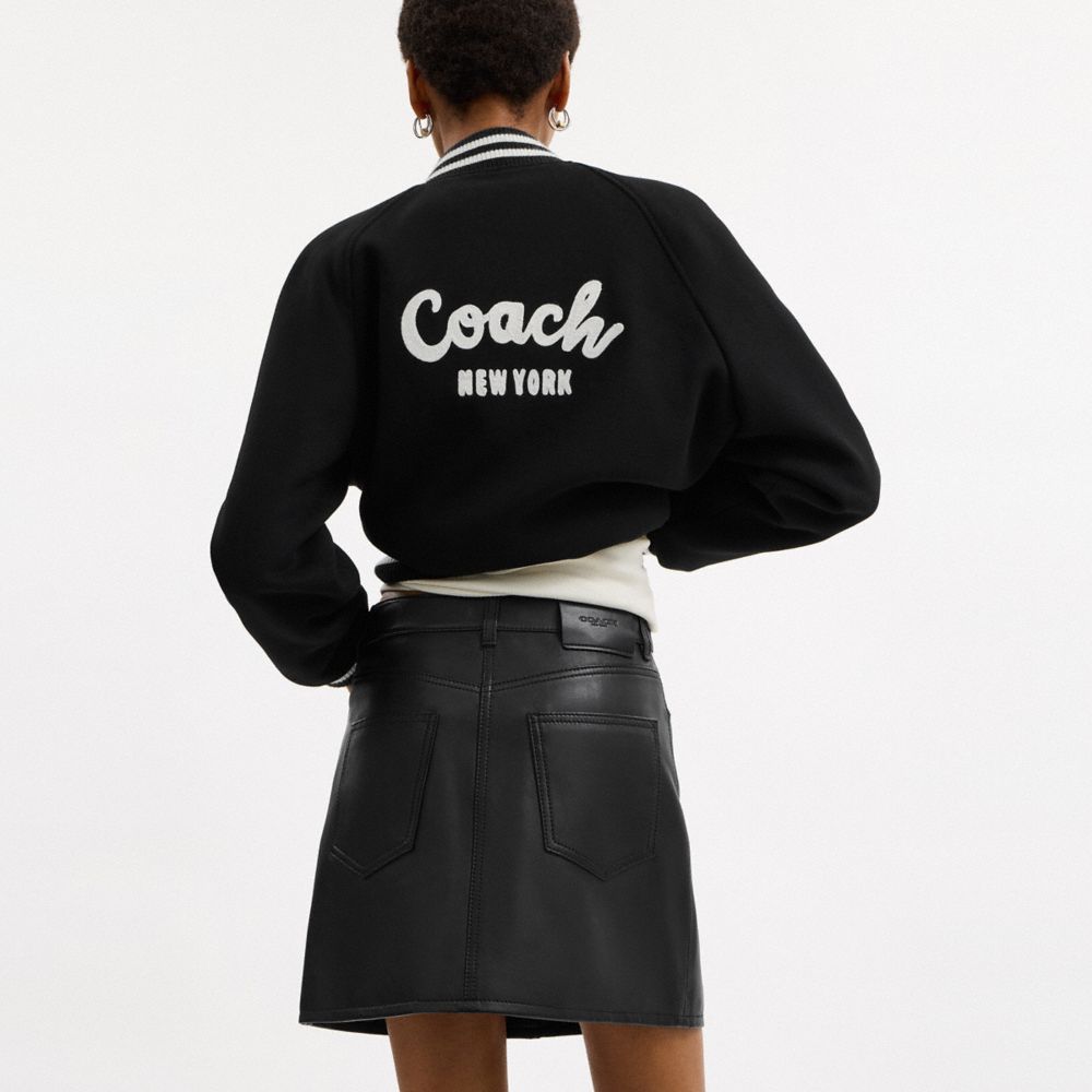 Mini Leather Skirt