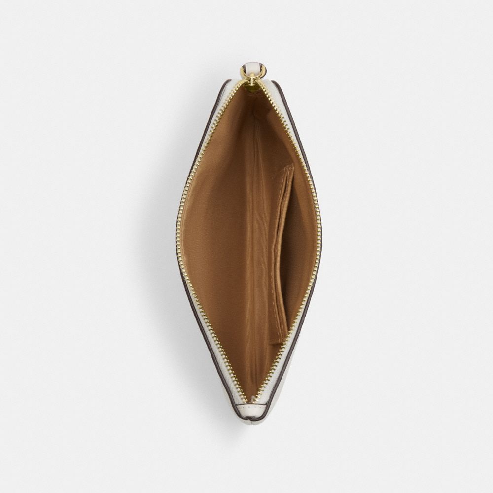 Large Corner Zip Wristlet With Strawberry Graphic