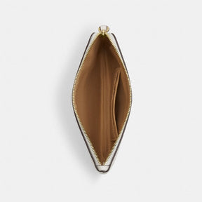 Large Corner Zip Wristlet With Strawberry Graphic