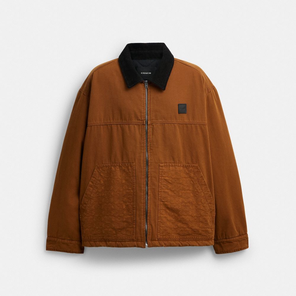 Work Jacket With Quilted Lining