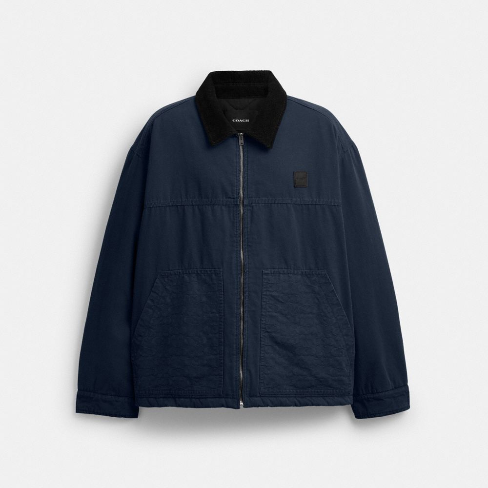 Work Jacket With Quilted Lining