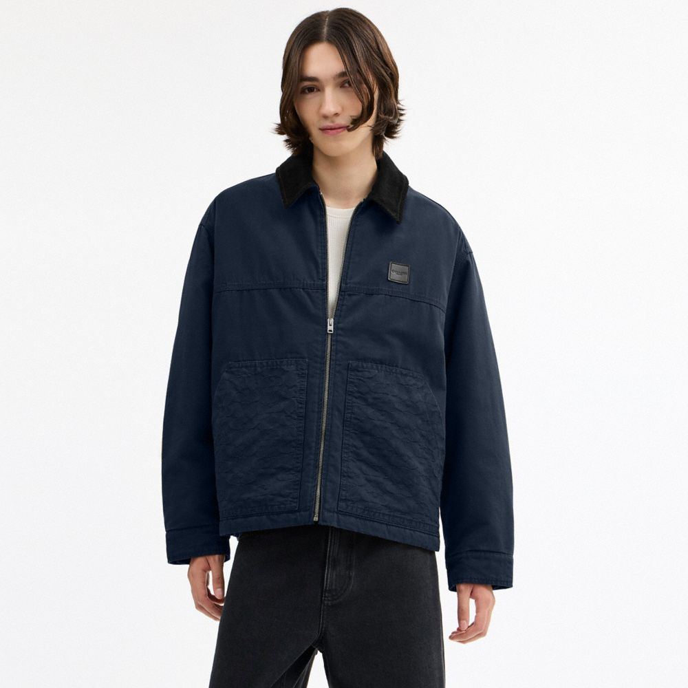 Work Jacket With Quilted Lining