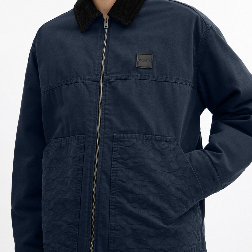 Work Jacket With Quilted Lining