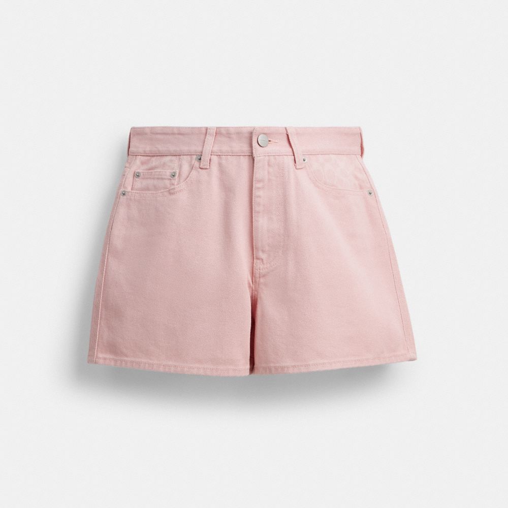 Colorful Signature Denim Shorts