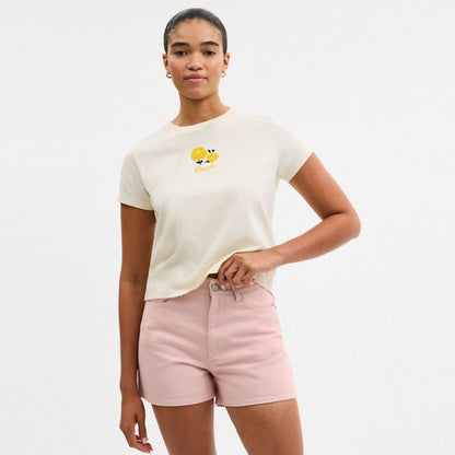 Colorful Signature Denim Shorts