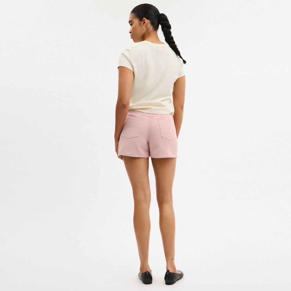 Colorful Signature Denim Shorts