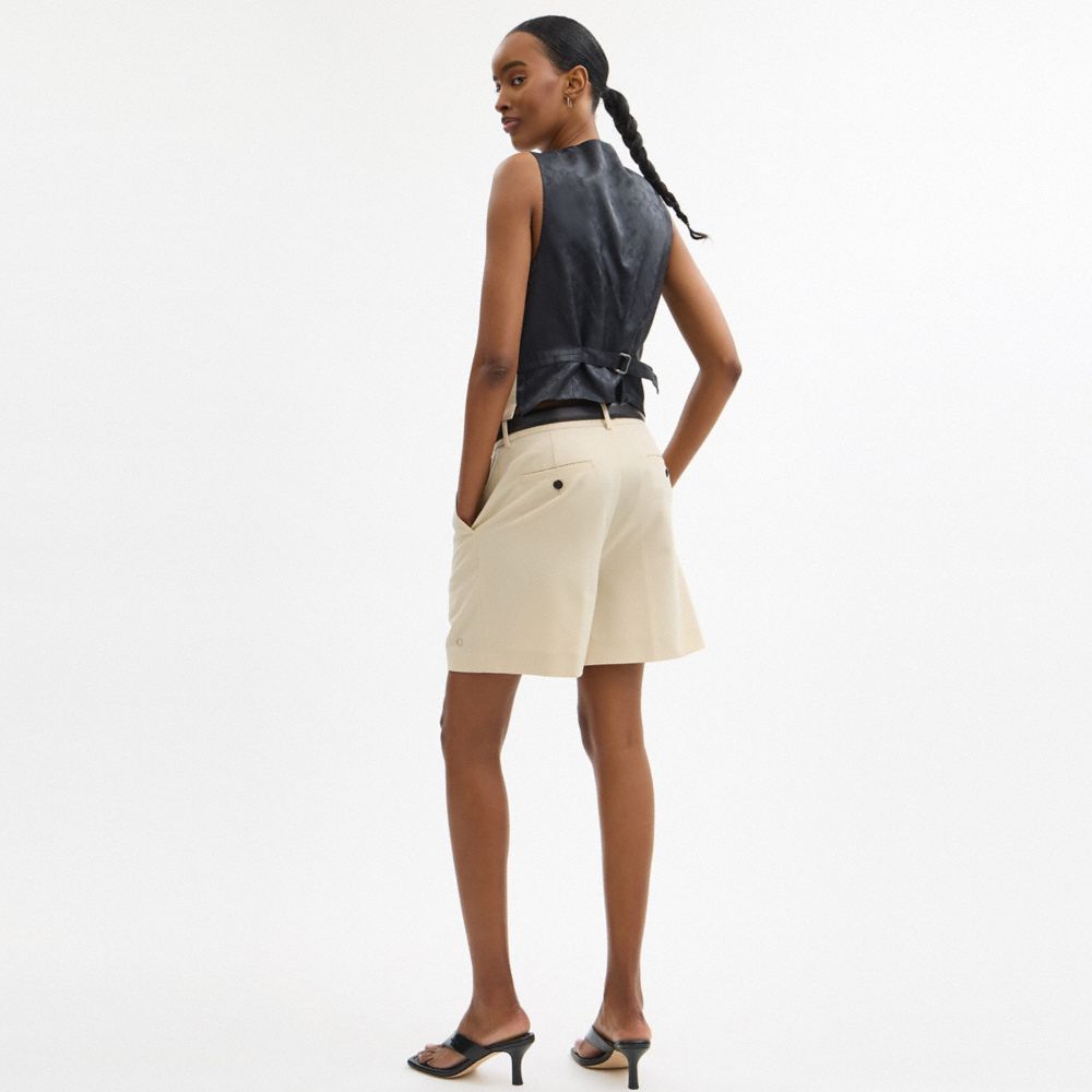 Tailored Shorts In Recycled Polyester