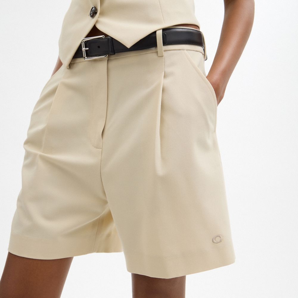 Tailored Shorts In Recycled Polyester