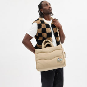 Coachtopia Loop Tote With Wavy Quilting