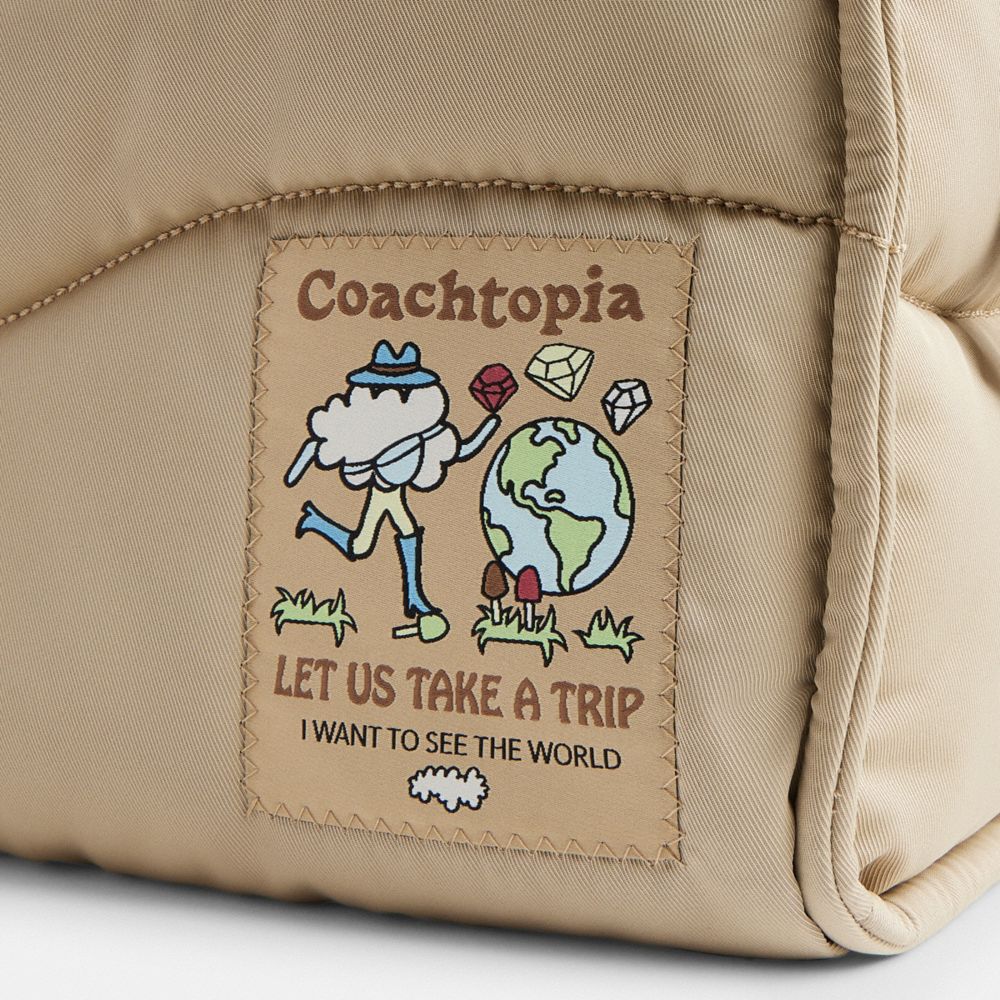 Coachtopia Loop Tote With Wavy Quilting