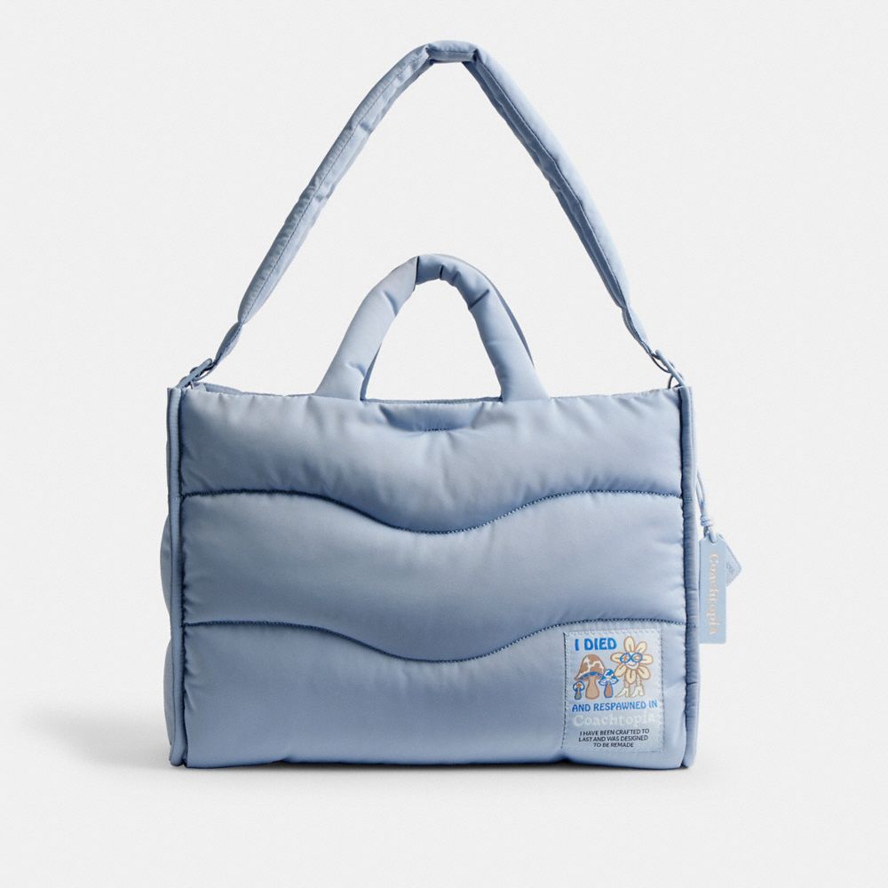 Coachtopia Loop Tote With Wavy Quilting