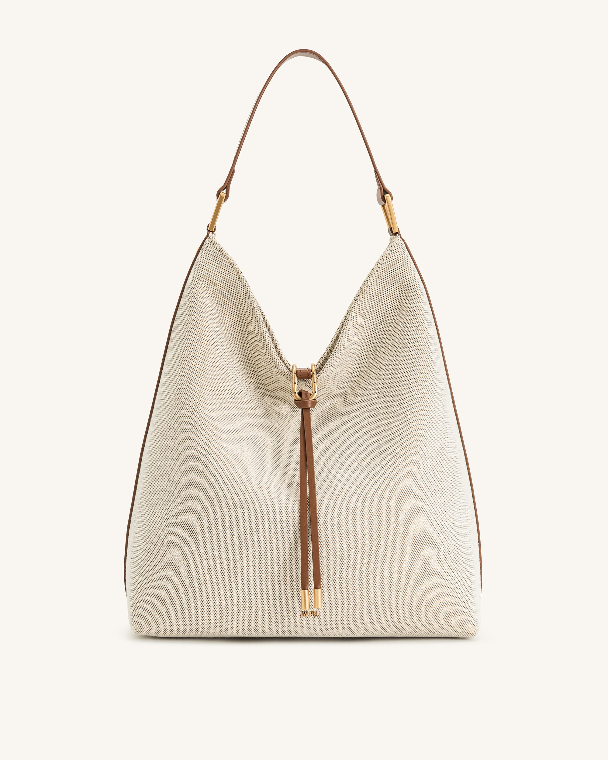 Aria Shoulder Bag - Brown Canvas