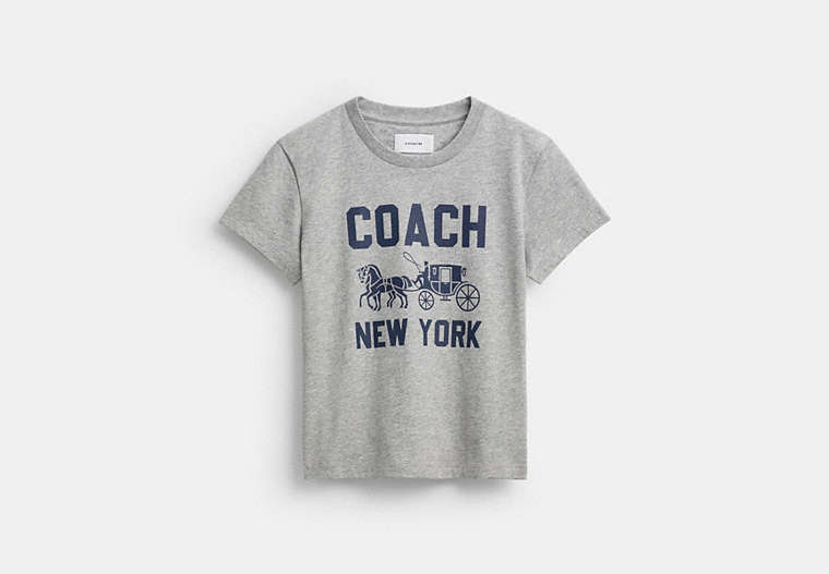 Horse And Carriage T-Shirt In Organic Cotton