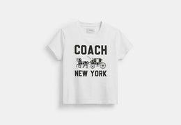 Horse And Carriage T-Shirt In Organic Cotton