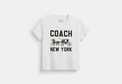 Horse And Carriage T-Shirt In Organic Cotton