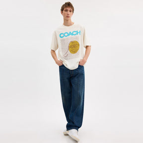 Relaxed Collage Graphic T Shirt