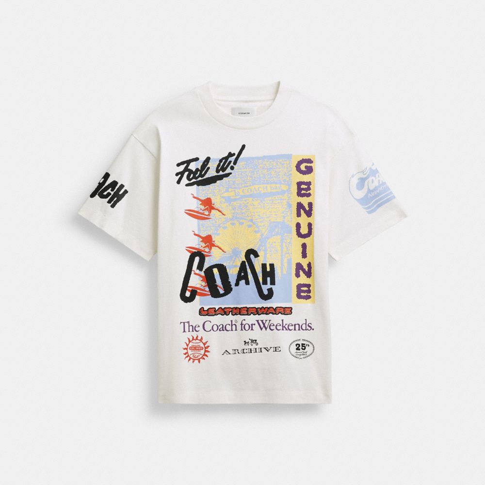Relaxed Graphic Surf T Shirt