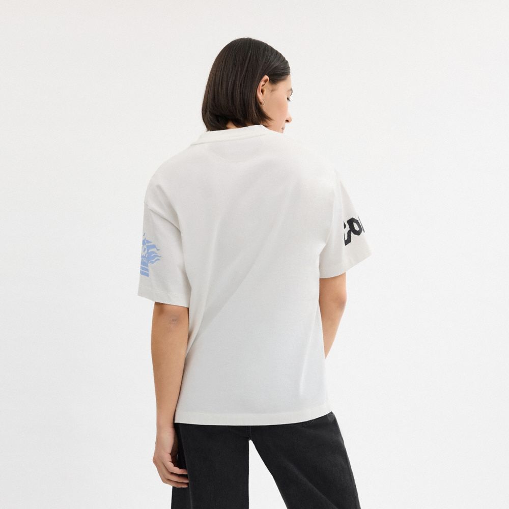 Relaxed Graphic Surf T Shirt
