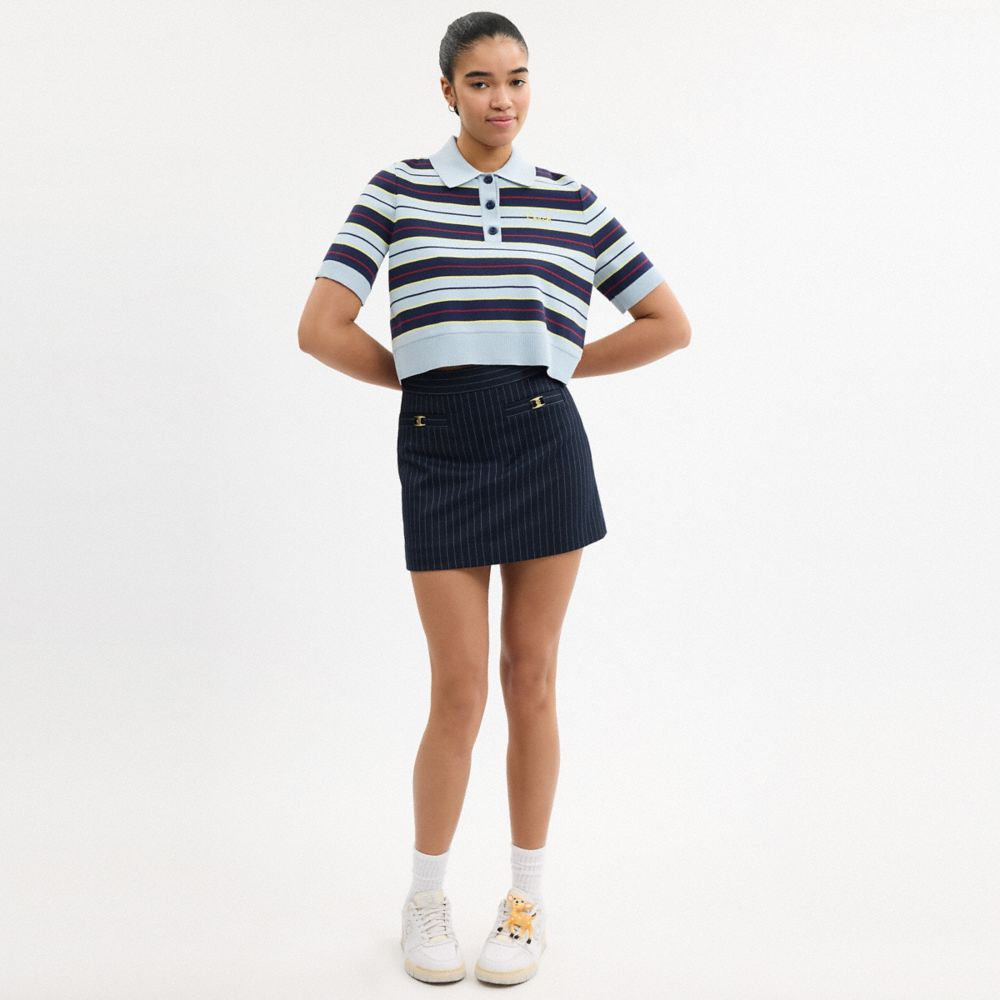 Heritage C Tailored Mini Skirt