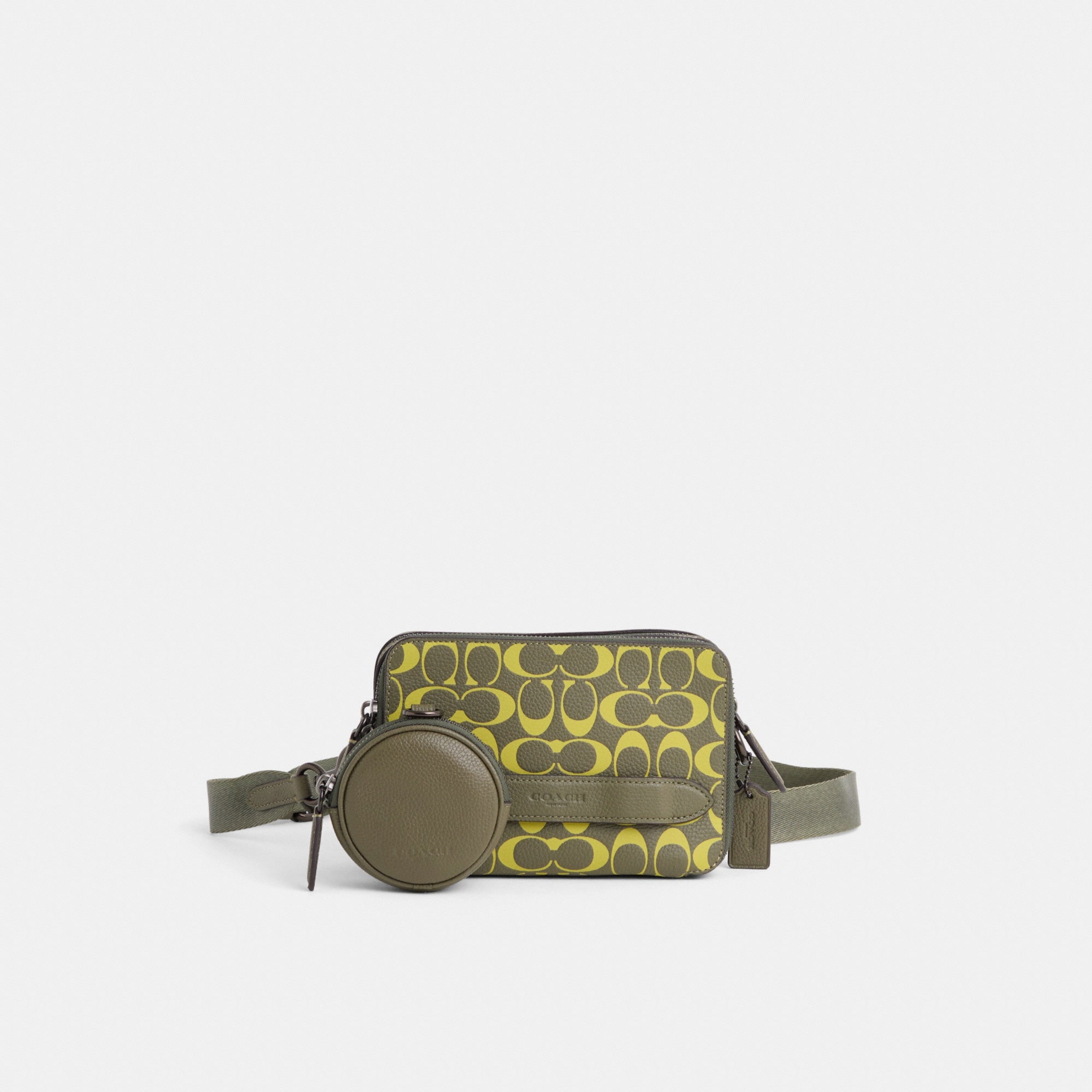 Restored Charter Crossbody With Hybrid Pouch In Signature Leather