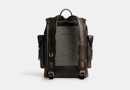 Hitch Backpack In Loved Leather
