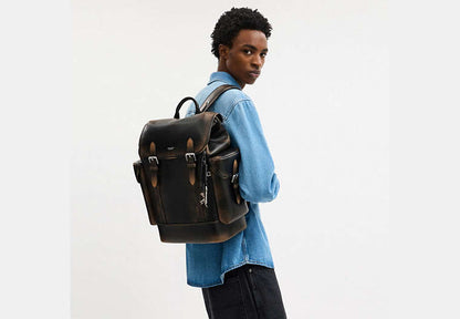 Hitch Backpack In Loved Leather