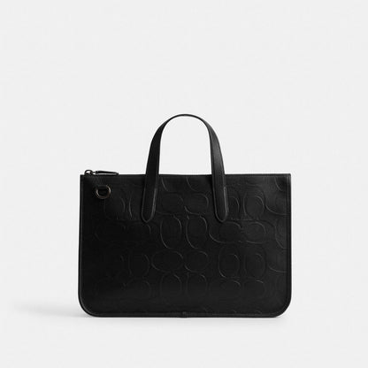 Isaac Workbag In Maxi Signature Leather