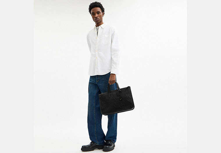 Isaac Workbag In Maxi Signature Leather