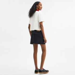 Heart Cropped Relaxed Polo In Organic Cotton