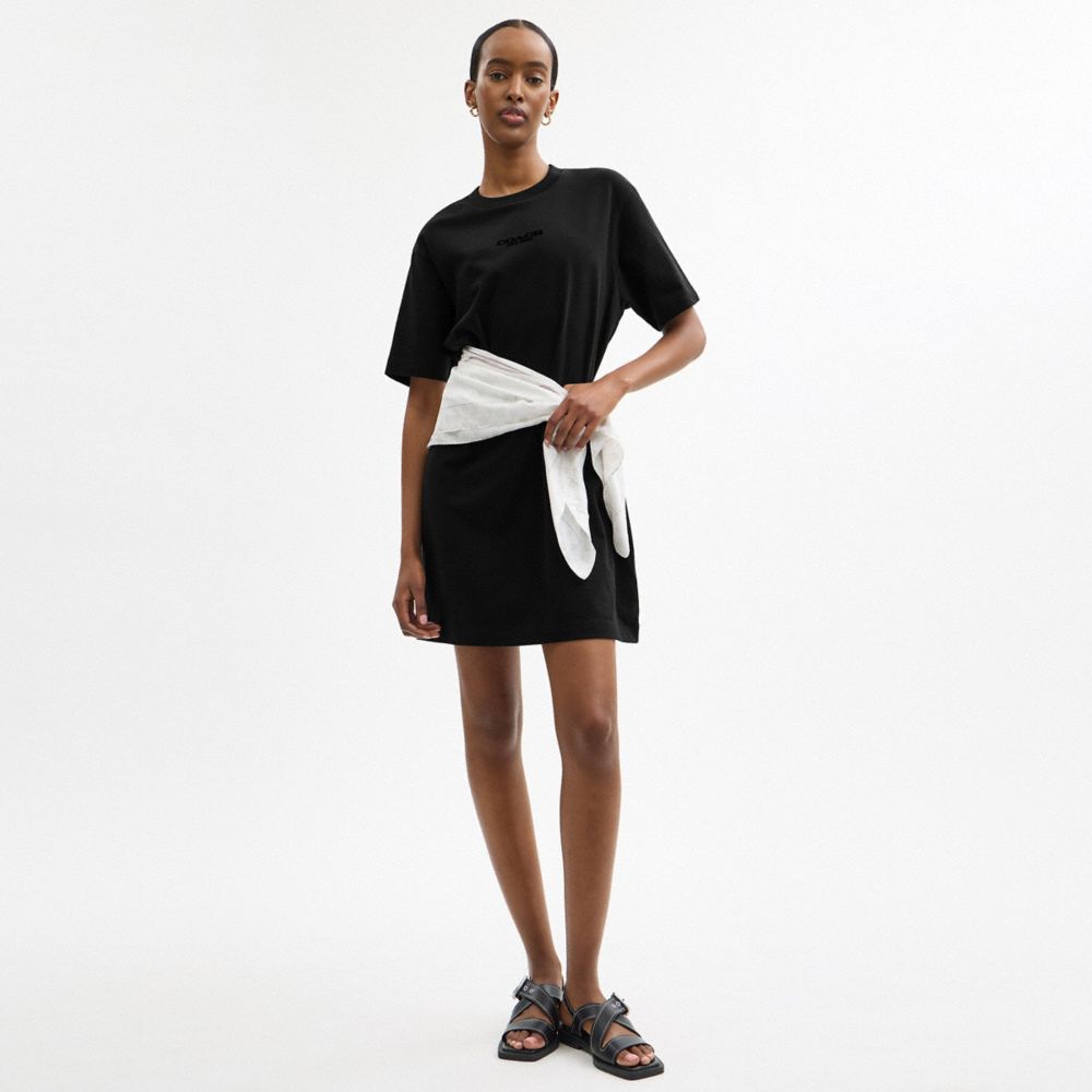 New York T Shirt Dress In Organic Cotton