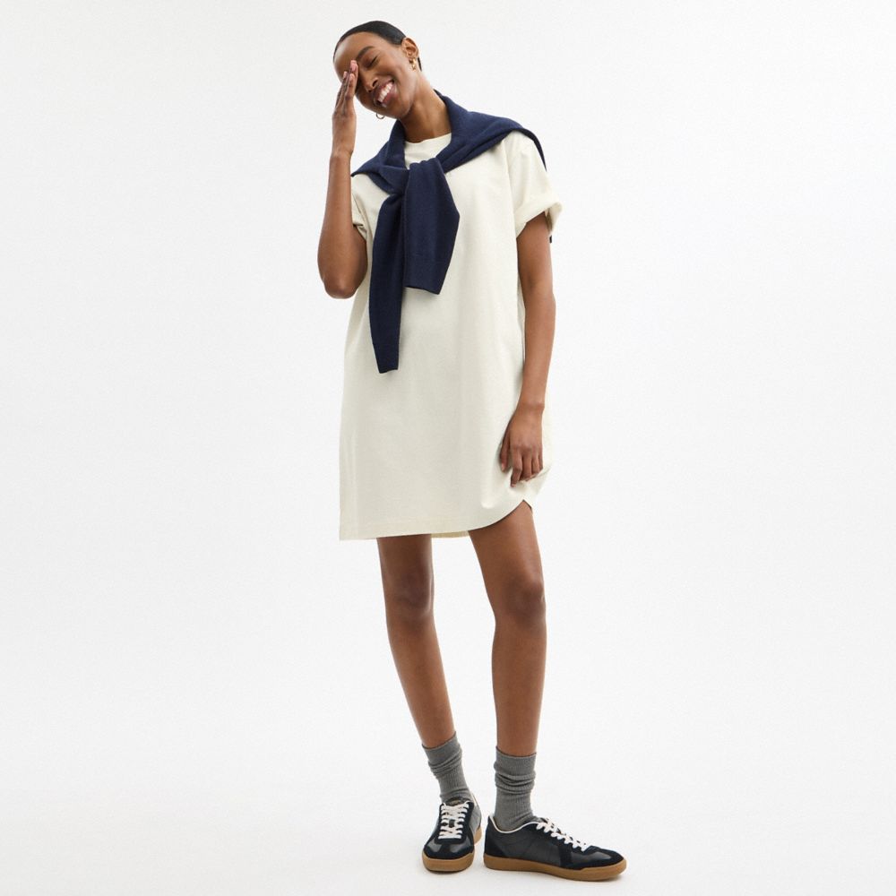 New York T Shirt Dress In Organic Cotton