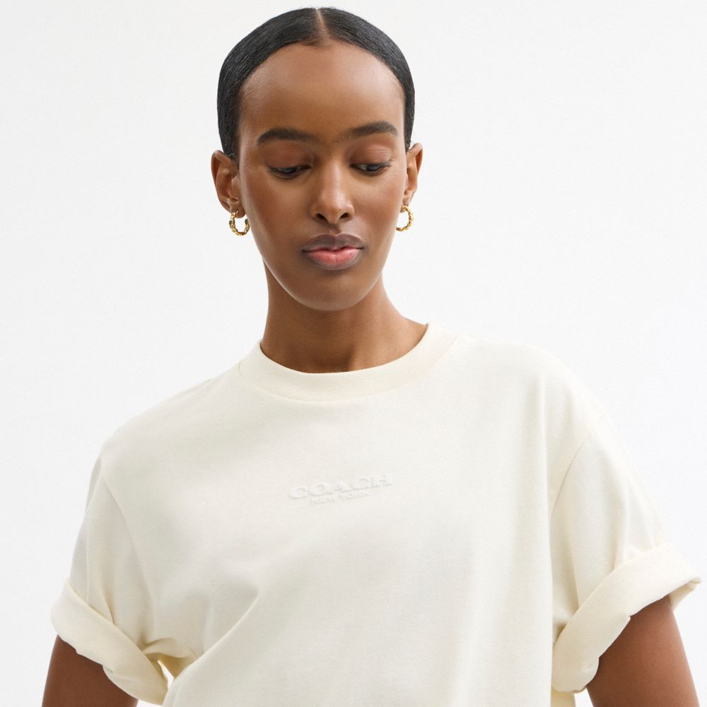 New York T Shirt Dress In Organic Cotton
