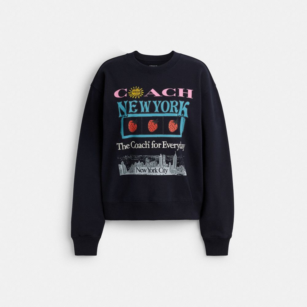 New York Collage Classic Crewneck Sweatshirt