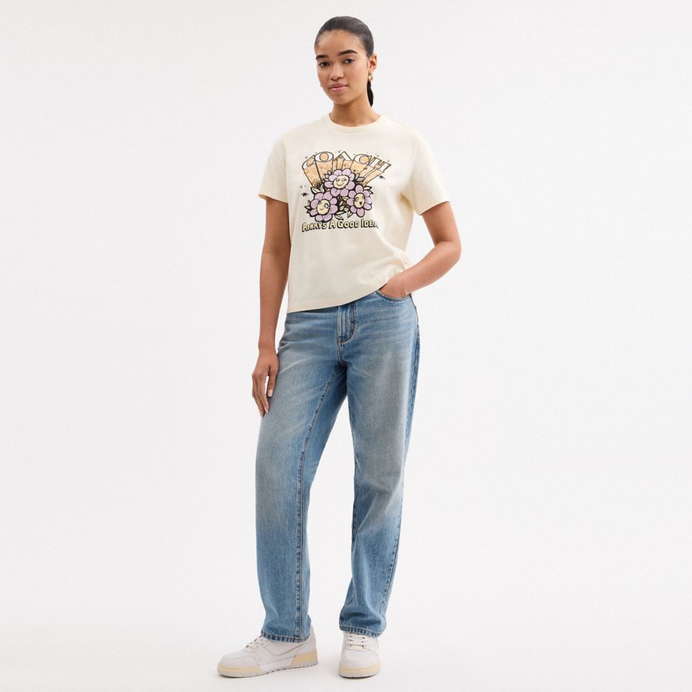Play Daisy Classic T Shirt In Organic Cotton