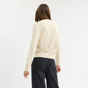 Floral Crewneck Sweater In Organic Cotton