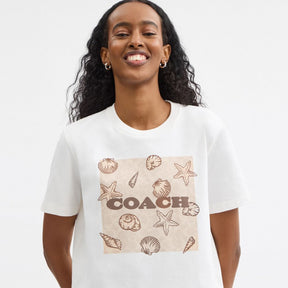 Shell Signature Square Classic T Shirt In Organic Cotton