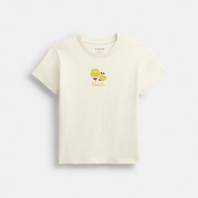Floral T Shirt In Organic Cotton