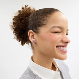 Sculpted C Clip-On Earrings