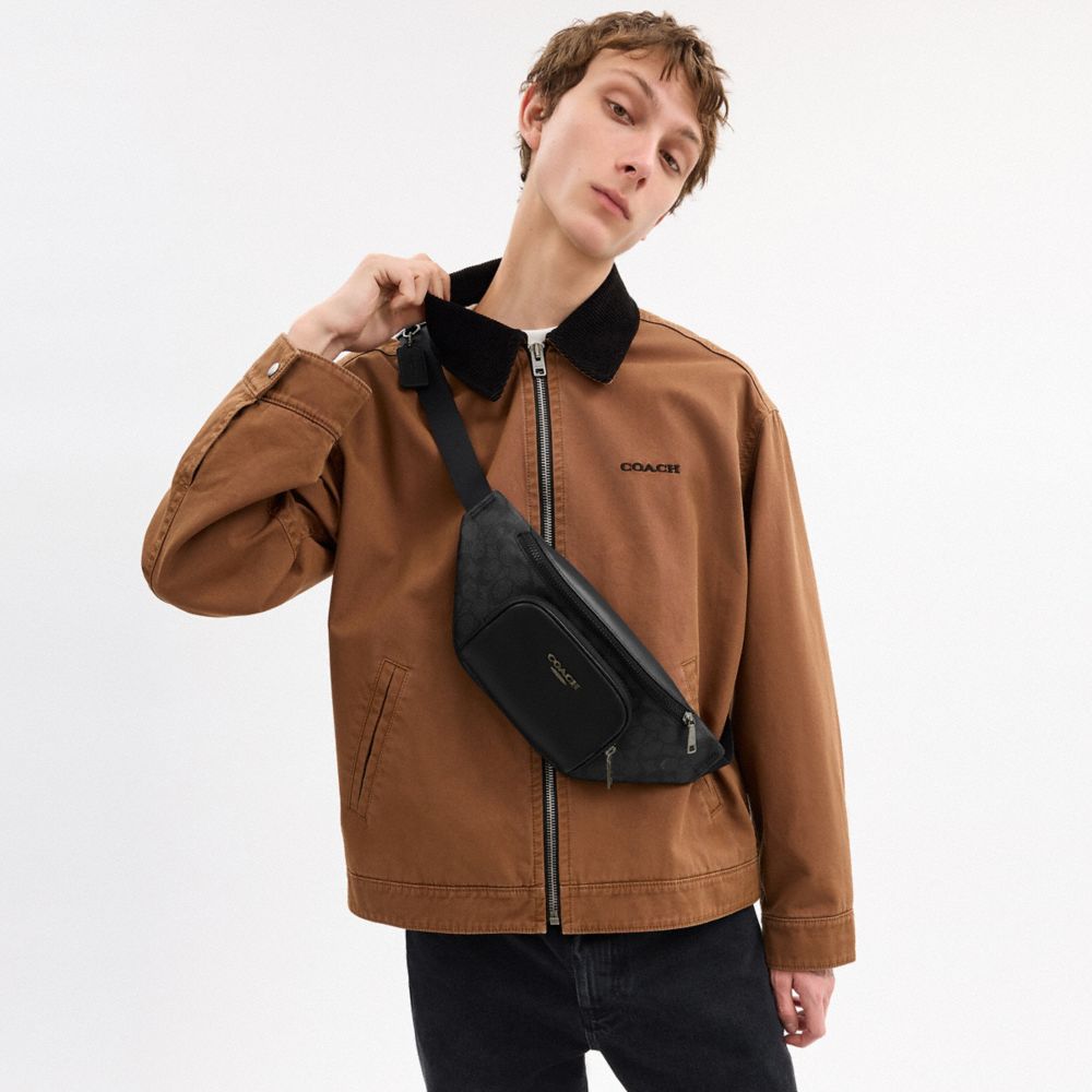 Racer Small Belt Bag In Signature Canvas