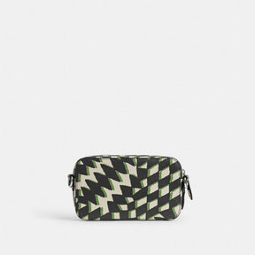 Charter Slim Crossbody Bag With Geo Check Print