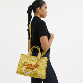 Cargo Tote Bag With Paisley Print