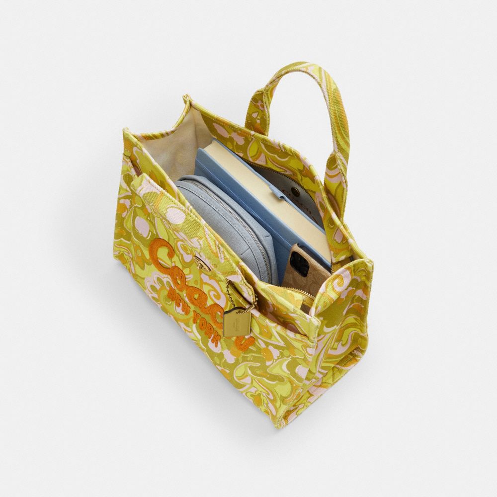 Cargo Tote Bag With Paisley Print