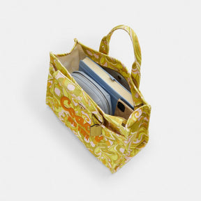 Cargo Tote Bag With Paisley Print